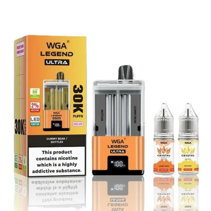 WGA Legend Ultra 30k Disposable Vape Box of 5 - Vape wholesale supplies 