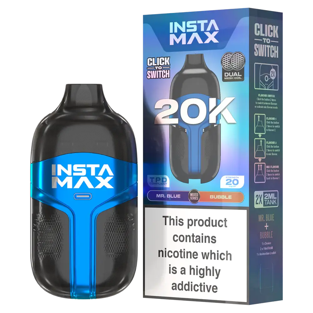 Insta Max 20000 Puffs Disposable Vape pack of 5 My StoreNot Found Vape wholesale supplies