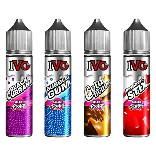 IVG Select Range 50ml Shortfill - Vape wholesale supplies 