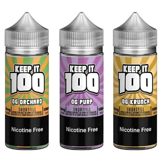 Keep It 100 OG Series 100ml Shortfill - Vape wholesale supplies