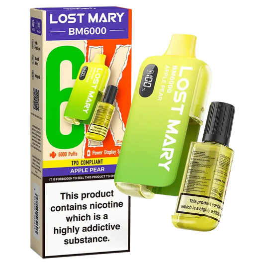 Lost Mary BM6000 Disposable Rechargeable Vape Kit 6000 Puffs - Vape wholesale supplies 