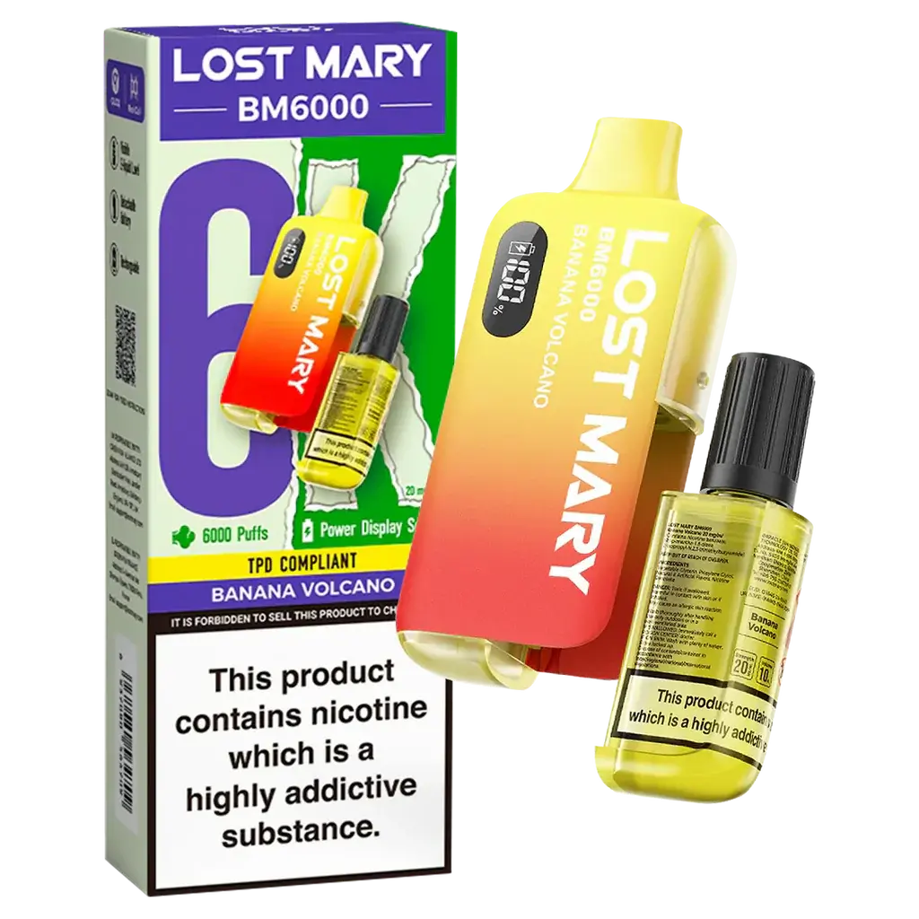 Lost Mary BM6000 Disposable Rechargeable Vape Kit 6000 Puffs - Vape wholesale supplies 