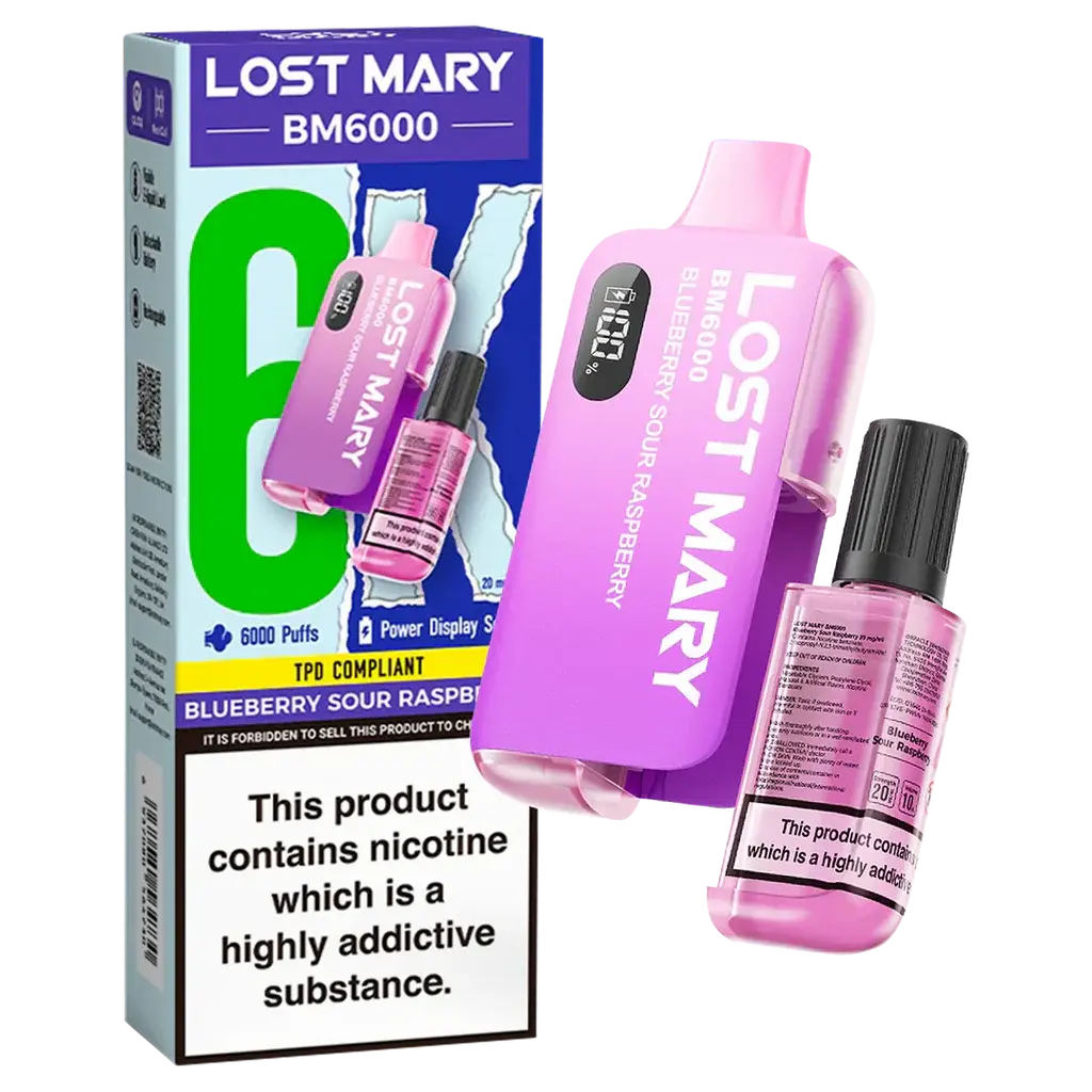 Lost Mary BM6000 Disposable Rechargeable Vape Kit 6000 Puffs My StoreNot Found