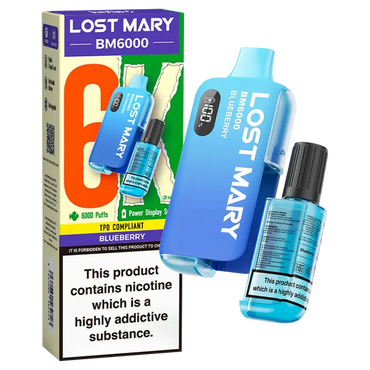 Lost Mary BM6000 Disposable Rechargeable Vape Kit 6000 Puffs - Vape wholesale supplies 