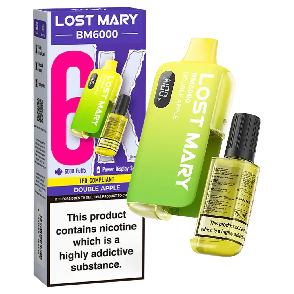 Lost Mary BM6000 Disposable Rechargeable Vape Kit 6000 Puffs - Vape wholesale supplies 