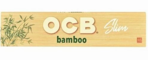 OCB Bamboo Unbleached Rolling Papers - Slim - Pack of 50 - Vape wholesale supplies 