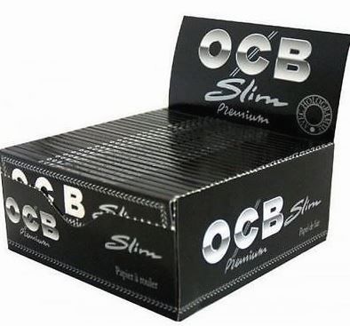 Ocb Premium Rolling Paper Wth Hologram - Slim - Pack Of 50 X 32 - Vape wholesale supplies 