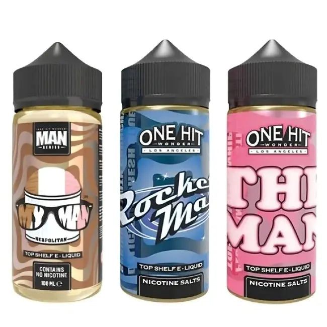 One Hit Wonder Man 100ML Shortfill - Vape wholesale supplies 