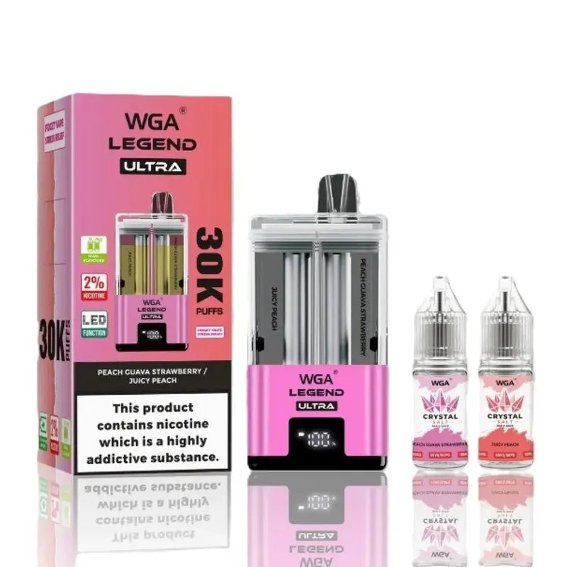 WGA Legend Ultra 30k Disposable Vape Box of 5 - Vape wholesale supplies 