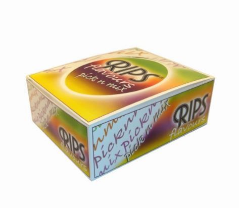 Rips Pick And Mixed Flavoured Cigarette Paper Rolls - Mixed - Pack Of 24 Rolls Vape wholesale supplies