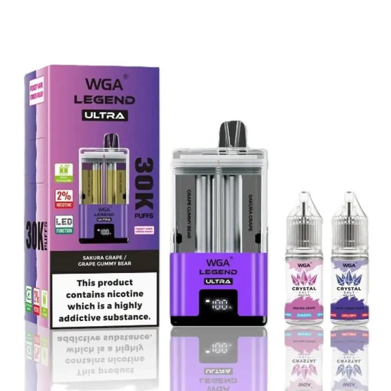 WGA Legend Ultra 30k Disposable Vape Box of 5 - Vape wholesale supplies 