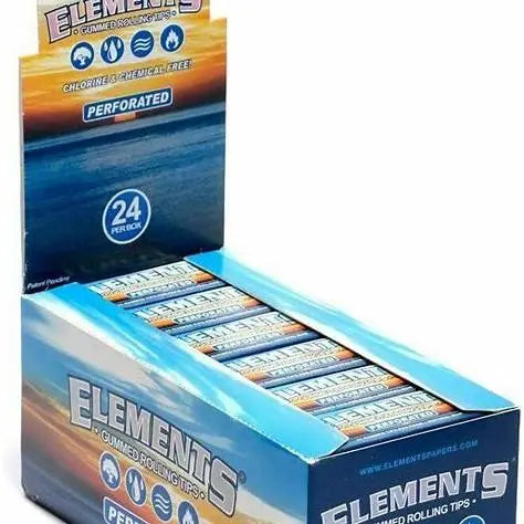 50 Elements Premium Rolling Tips - Perforated coNot Found Vape wholesale supplies