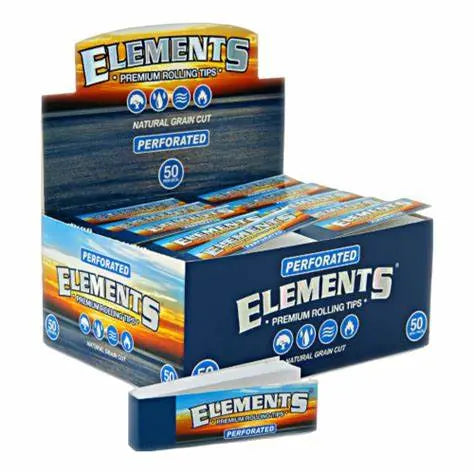 50 Elements Premium Rolling Tips - Perforated elementsNot Found Vape wholesale supplies