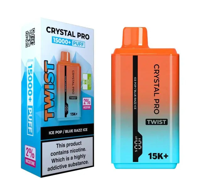 The Crystal Pro Twist 15000 Puffs Disposable Vape Box of 10 My StoreNot Found Vape wholesale supplies