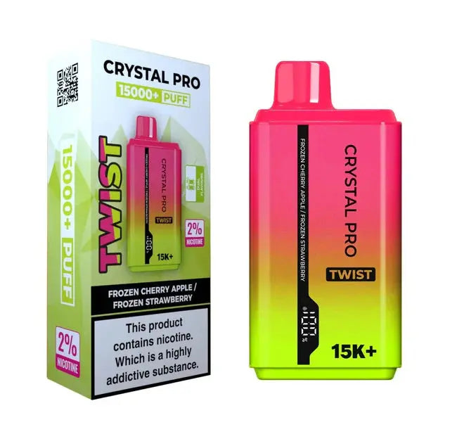 The Crystal Pro Twist 15000 Puffs Disposable Vape Box of 10 My StoreNot Found Vape wholesale supplies