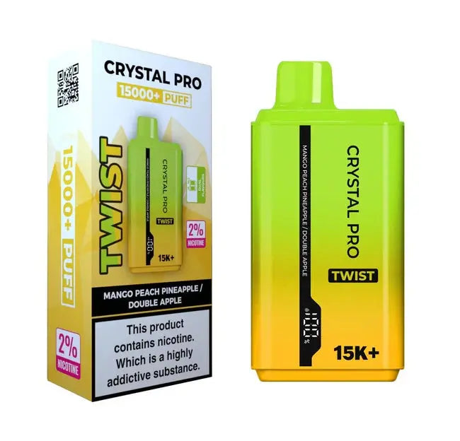 The Crystal Pro Twist 15000 Puffs Disposable Vape Box of 10 My StoreNot Found Vape wholesale supplies