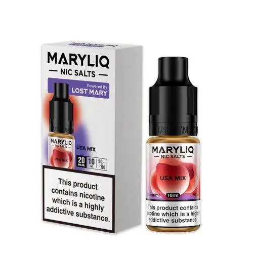 Lost Mary Maryliq Nic Salts 10ml - Box of 10 Lost MaryNot Found Vape wholesale supplies