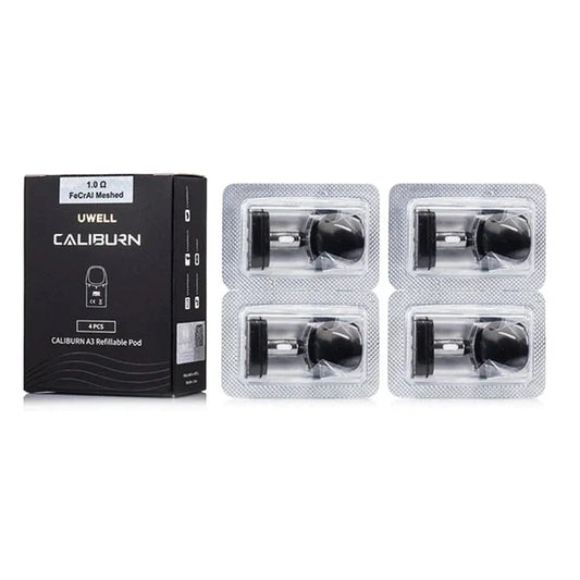 Uwell Caliburn A3 Pods-Pack of 4 My StoreNot Found Vape wholesale supplies