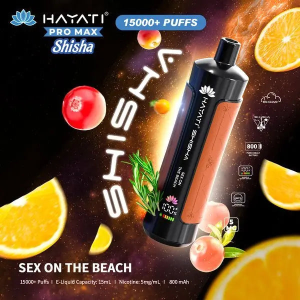 Hayati Pro Max Shisha 15000 Disposable Vape Box of 5 - Vape wholesale supplies 