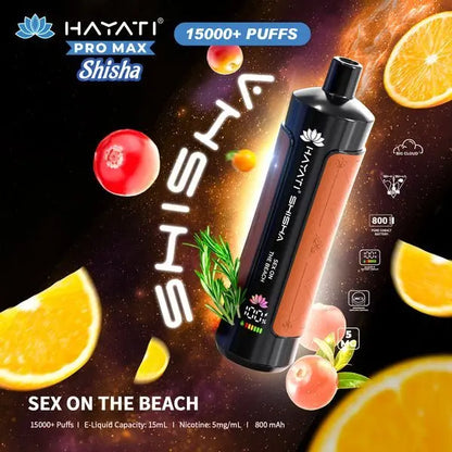 Hayati Pro Max Shisha 15000 Disposable Vape Box of 5 - Vape wholesale supplies 