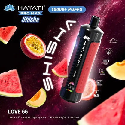 Hayati Pro Max Shisha 15000 Disposable Vape Box of 5 - Vape wholesale supplies 