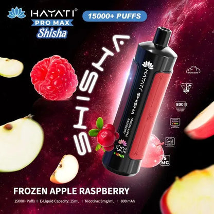 Hayati Pro Max Shisha 15000 Disposable Vape Box of 5 - Vape wholesale supplies 