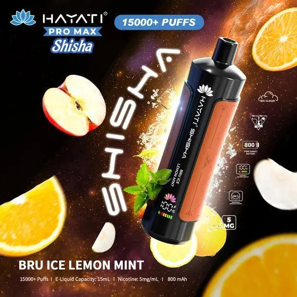 Hayati Pro Max Shisha 15000 Disposable Vape Box of 5 - Vape wholesale supplies 