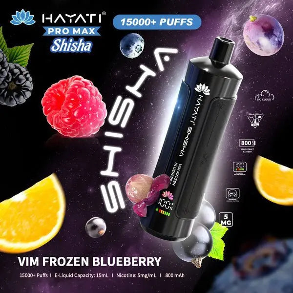 Hayati Pro Max Shisha 15000 Disposable Vape Box of 5 - Vape wholesale supplies 