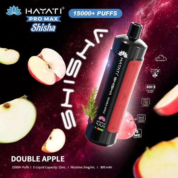 Hayati Pro Max Shisha 15000 Disposable Vape Box of 5 - Vape wholesale supplies 