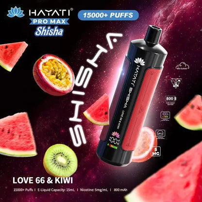 Hayati Pro Max Shisha 15000 Disposable Vape Box of 5 - Vape wholesale supplies 