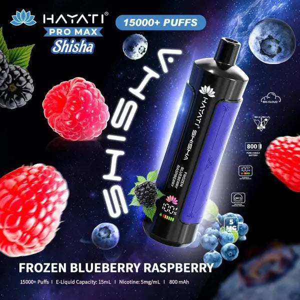 Hayati Pro Max Shisha 15000 Disposable Vape Box of 5 - Vape wholesale supplies 