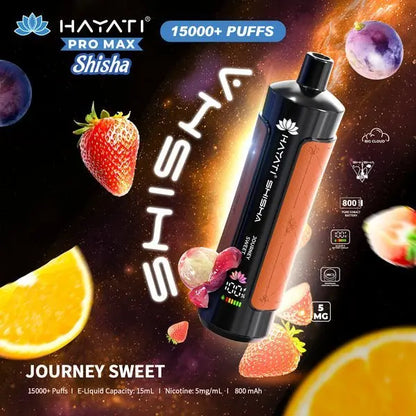 Hayati Pro Max Shisha 15000 Disposable Vape Box of 5 - Vape wholesale supplies 