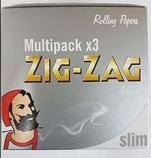 Zig Zag Finest Quality Silver Slim Cigarette Rolling Paper - Multipack - 36 Booklets Vape wholesale supplies