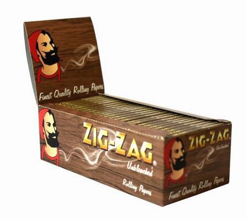 Zig Zag Finest Quality Regular Rolling Papers - Unbleached - Pack of 50 Booklets Vape wholesale supplies